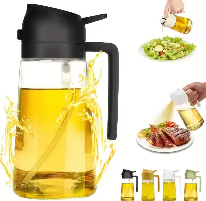 Handiqo - 2-in-1 Olie Spray & Gietfles (500 ml)