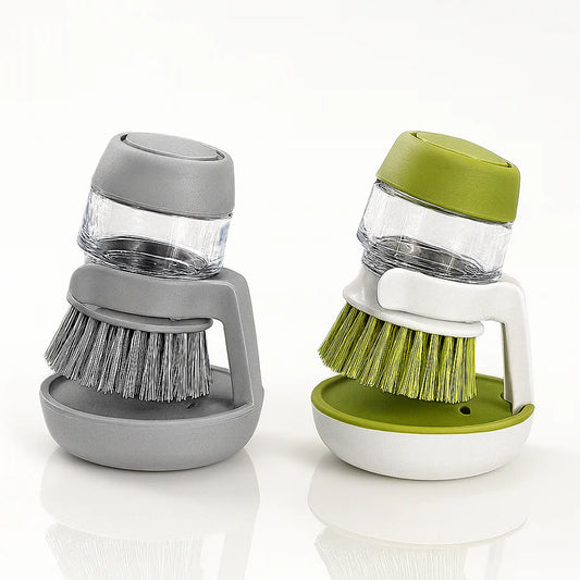 Handiqo - 2-in-1 Borstel met Ingebouwd Zeepreservoir