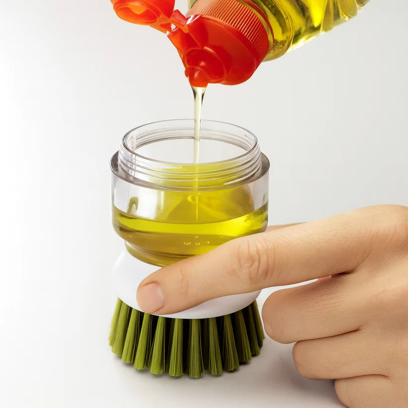 Handiqo - 2-in-1 Borstel met Ingebouwd Zeepreservoir